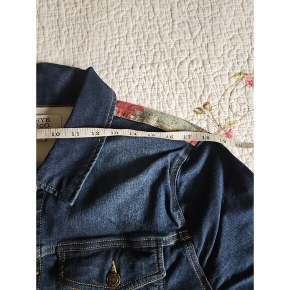 Frye and Co. Patriot Wash Western Trucker Denim Jacket NWT SZ LARGE - Picture 9 of 13